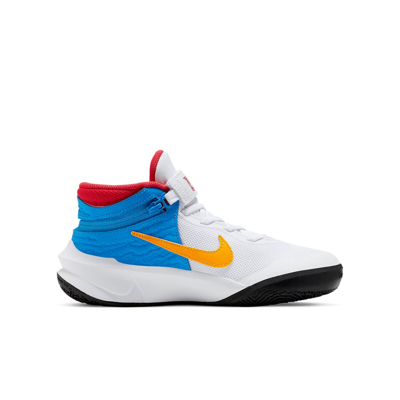 (GS) Nike Team Hustle D 10 'White Blue Yellow' DV9110-171
