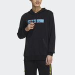 Men's adidas neo Fav Ss Hd Casual Sports Printing Pullover Black GM2332