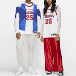 Nike NBA Retro limited Jersey SW Fan Edition Philadelphia 76ers Simmons 2 No. 5 White AV4509-102