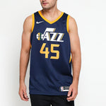 Nike NBA Mitchell Utah Jazz Team limited SW Jersey Navy Blue 864513-425