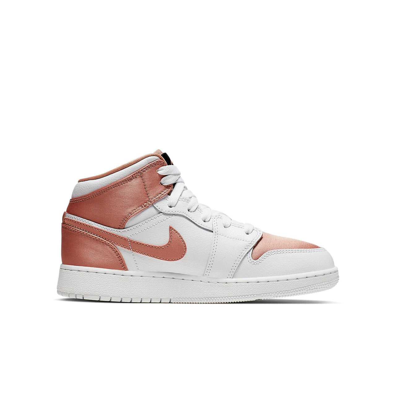 (GS) Air Jordan 1 Mid 'White Rose Gold' 555112-190