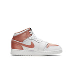 (GS) Air Jordan 1 Mid 'White Rose Gold' 555112-190
