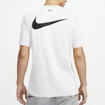 Nike Sportswear Swoosh Chest Sports Round Neck Short Sleeve White DH0030-100