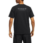 adidas originals Back Brand Logo Printing Casual Sports Short Sleeve Couple Style Black HC0169