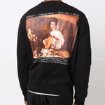 Men's Off-White FW21 Arrow Pattern Loose Fit Black OMBA025F21FLE0081084