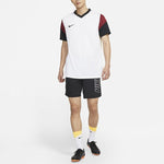 Men's Nike Casual Sports Breathable V Neck Short Sleeve White T-Shirt CW3826-100