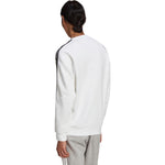 adidas originals Adicolor Classics 3-Stripes Crew Sweatshirt 'White' HE9483