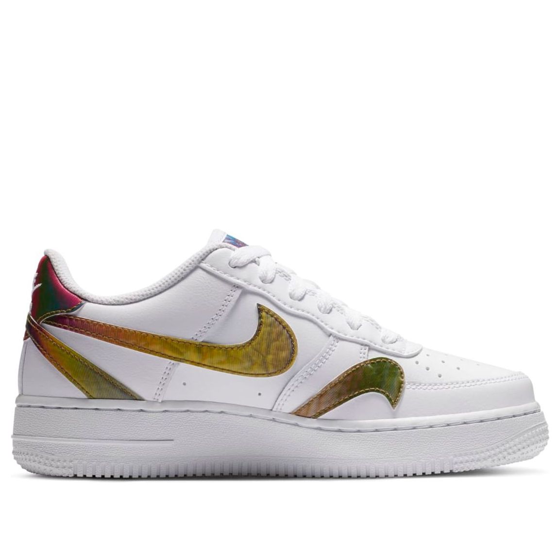 (GS) Nike Air Force 1 LV8 2 'Misplaced Swooshes - White Multi' CZ5890-100