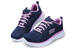 (WMNS) Skechers Graceful Get Connected Running Shoes Blue/Pink/White 12615-NVPK