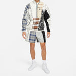 Air Jordan SS22 cashew Plaid Pattern Contrasting Colors Full Print Casual Sports Shorts Multicolor DO2508-133