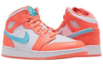 (GS) Air Jordan 1 Mid 'Crimson Pulse' 555112-814