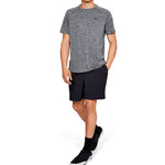 Men's Under Armour Tech 2.0 Training Sports Quick Dry Loose Short Sleeve Gray 1326413-002