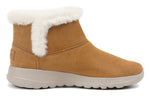 (WMNS) Skechers On-The-Go Joy Snow Boots 'Brown White' 15501-CSNT