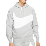 Men's Nike Sportswear Swoosh Tech Fleece Contrasting Colors Large Logo Printing Sports Gray DD8223-063