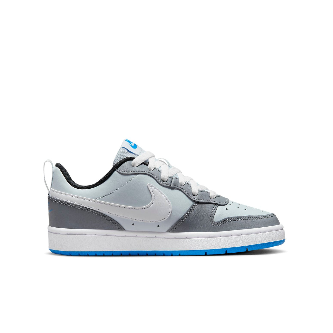 (GS) Nike Court Borough Low 2 SE 'Pure Platinum Photo Blue' BQ5448-019