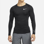 Men's Nike Pro Dri-fit Athleisure Casual Sports Round Neck Breathable Long Sleeves Black T-Shirt DD1991-010