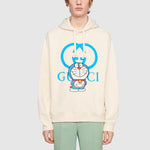 Gucci x Doraemon SS21 Hoodie 'Ivory Blue' 646953-XJDE1-9150