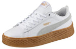 (WMNS) PUMA Suede Platform Leather Sneaker 'PUMA White' 366487-02