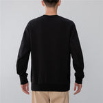 Men's adidas Athleisure Casual Sports Pullover Round Neck Black H39312