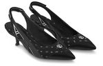 (WMNS) LOUIS VUITTON Archlight 1.0 Slingback Pumps 'Black Monogram' 1ABIU0