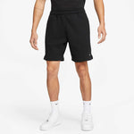 Nike Solid Color Logo Straight Loose Casual Shorts Unisex Black DV3056-010