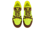 LOUIS VUITTON Trainers 'Neon Yellow with Brown' 1A8Z6I