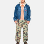 Stussy Denim Sherpa Work Jacket 'Blue' 115725