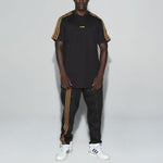 adidas originals x Ivy Park 4 Crossover Embroidered Logo Round Neck Short Sleeve Black T-Shirt GT4080