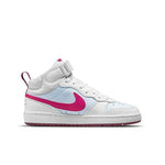 (GS) Nike Court Borough Mid 2 'White Sangria Pink Prime' CD7782-006