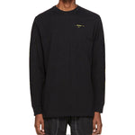 Off-White Cotton Logo Printing Long Sleeves Black OMAB001F191850101060