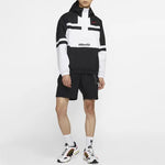 Nike Men's Jacket Hooded Sportswear Polyester 'Black White' CJ4835-100