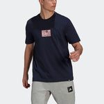 adidas Psychic Coach M Funny Printing Sports Stylish Short Sleeve Blue GN8184