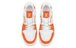LOUIS VUITTON LV Trainers 'White Orange' 1ABOIS