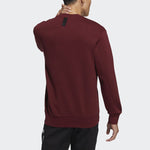Men's adidas Wj Swt Logo Martial Arts Series Word Printing Sports Round Neck Pullover Red HE5162