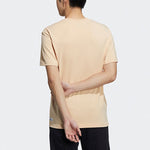 adidas neo M Ss May Tee 2 Logo Embroidery Knit Sports Male Yellow GP4828