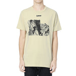 Men's Off-White C/O VIRGIL ABLOH Arrow Short Sleeve Version Creamy White T-Shirt OMAA027S201850156110