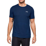 Men's Under Armour Seamless Wave Short Sleeve Blue 1351450-449
