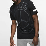 Air Jordan SS20 As M J Psg Logo Tee Paris Saint-Germain Flying Man Pattern Short Sleeve BQ8385-010
