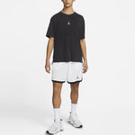 Men's Air Jordan Logo Printing Sports Pullover Round Neck Short Sleeve Black T-Shirt DH8922-010