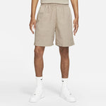 Men's Nike Swoosh Logo Embroidered Solid Color Loose Shorts Brown DM4400-245