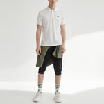 FILA Logo Bee Embroidered Short Sleeve polo White F11M028126F-WT