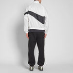 Nike Lab Heritage Jacket White Black BIG SWOOSH 'Black White' AA1569-100