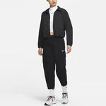 (WMNS) Nike Logo Solid Color Woven Sports Pants/Trousers/Joggers Autumn Black DD5984-010