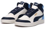 PUMA Shuffle Mid Mid Tops Casual Skateboarding Shoes Unisex Blue White 380748-09