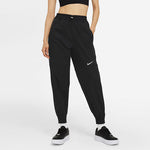 (WMNS) Nike Sportswear Swoosh 3D Logo Woven Sports Pants/Trousers/Joggers Autumn Black CZ8910-010