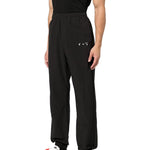 Men's Off-White FW22 Logo Printing Bundle Feet Sports Pants/Trousers/Joggers Black OMCA226C99FAB0011001