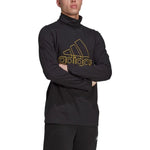 adidas Future Icons Embroidered Badge of Sport Long-Sleeve Top 'Black' HC5846