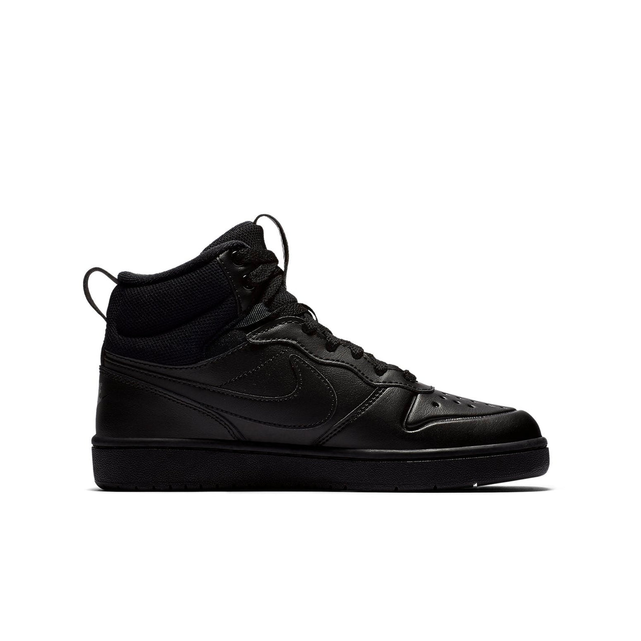 (GS) Nike Court Borough Mid 2 'Black' BQ5440-001