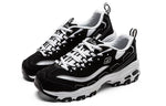 (WMNS) Skechers D Lites Low-Top Daddy Shoes Black 99999720-BKW