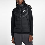 Nike Sportswear Windrunner Down Fill Sports Splicing Stand Collar Down Vest Black 928860-010